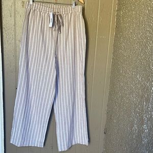 ASOS stripe pants with drawstring